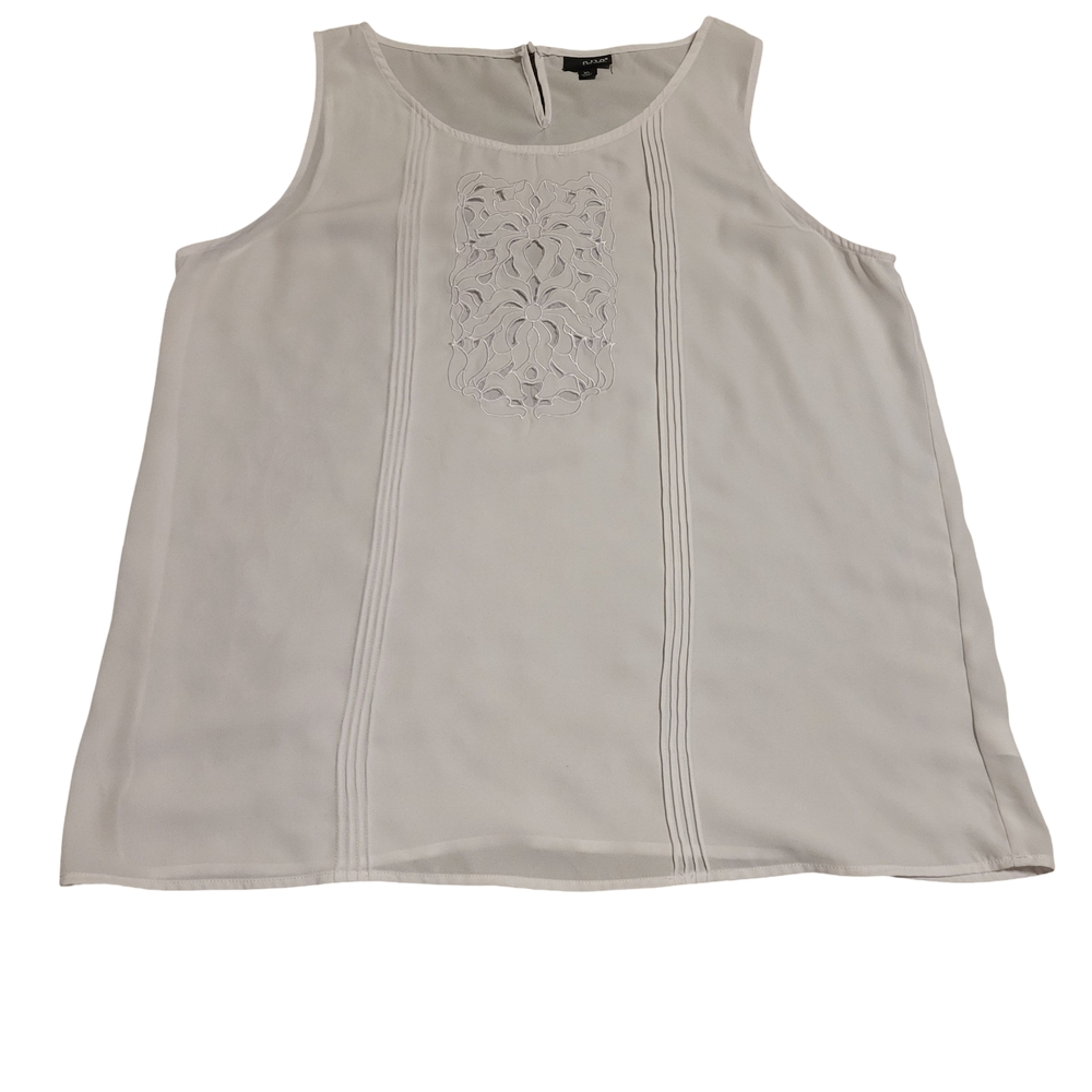 A.n.a. White Sleeveless Top